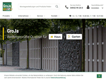 Tablet Screenshot of groja.de